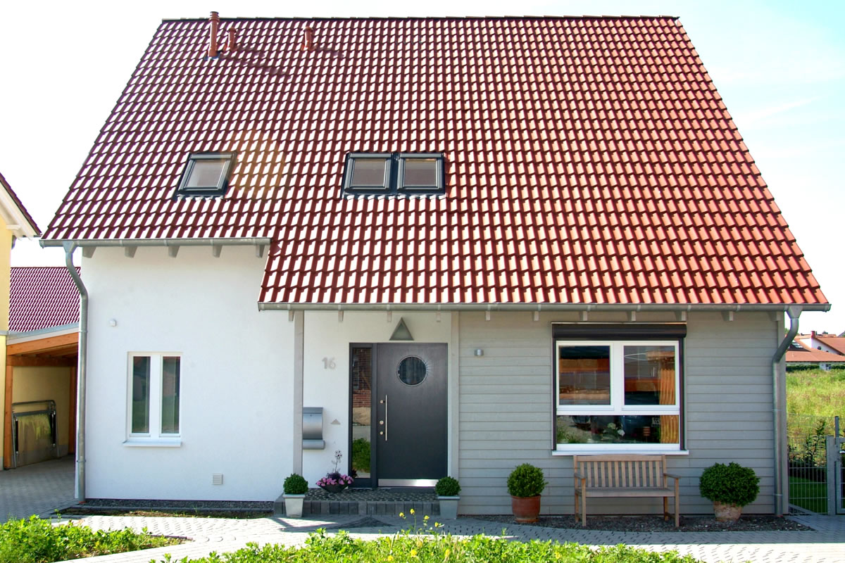 Beispiel Holzrahmenhaus